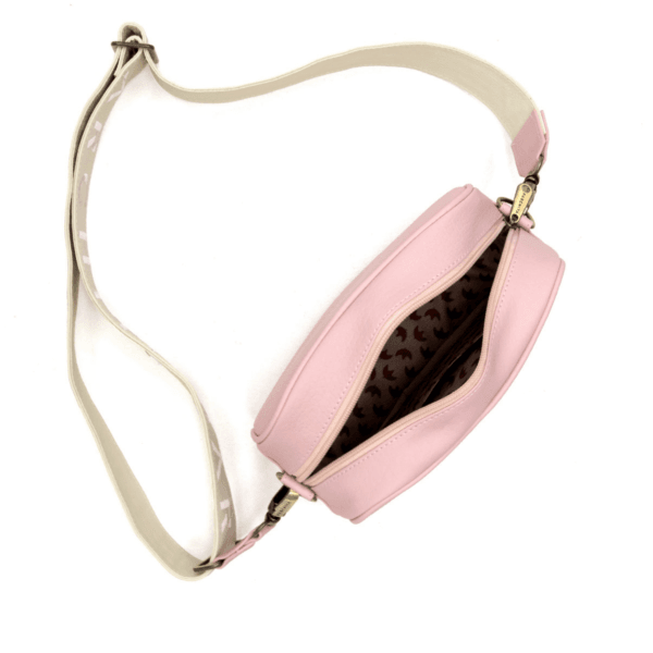 Bandolera Nuba Strap Bordado Rosa - Imagen 2